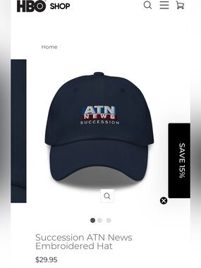 Succession ATN News HBO Cap - Navy